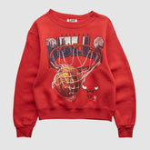 Vintage Chicago Bulls Lee Apparel 90s Pullover Sweatshirt Red