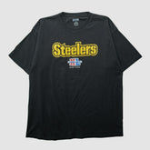 Pittsburgh Steelers Reebok 2006 T-shirt - Black Vintage - Fanatics