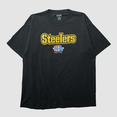 Pittsburgh Steelers Reebok 2006 T-shirt - Black Vintage - Fanatics