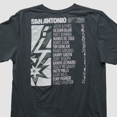 Adidas San Antonio Spurs 2013 T-shirt Black Vintage