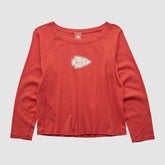 Kansas City Chiefs NFL 2000s Long Sleeve T-shirt - Red Vintage - Fanatics