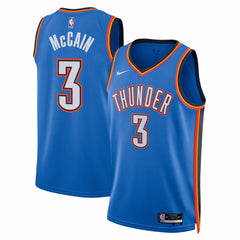 Nike Jared McCain Oklahoma City Thunder Unisex Swingman Jersey Icon Edition Blue