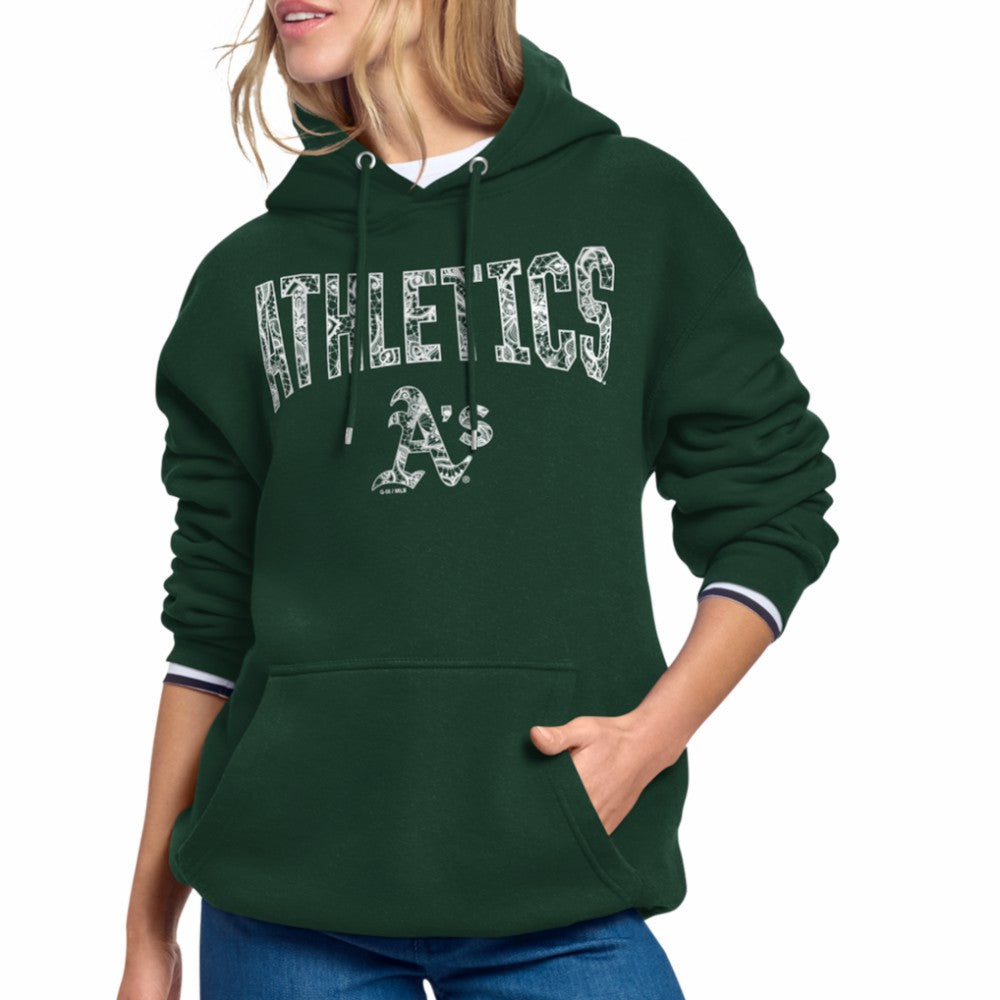 Athletics Starter Women's Lace Team Lockup Fleece Hoodie Outlet
