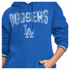 Los Angeles Dodgers Starter Women's Lace Team Lockup Fleece Hoodie Online