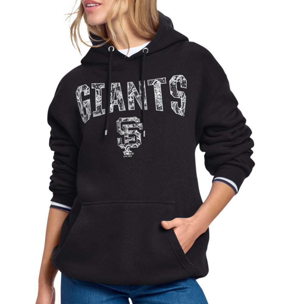 San Francisco Giants Starter Women's Lace Team Lockup Fleece Hoodie for sale