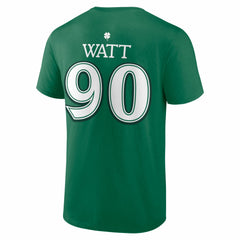 T.J. Watt Pittsburgh Steelers St. Patrick's Day Icon Name & Number T-Shirt - Green - NFL