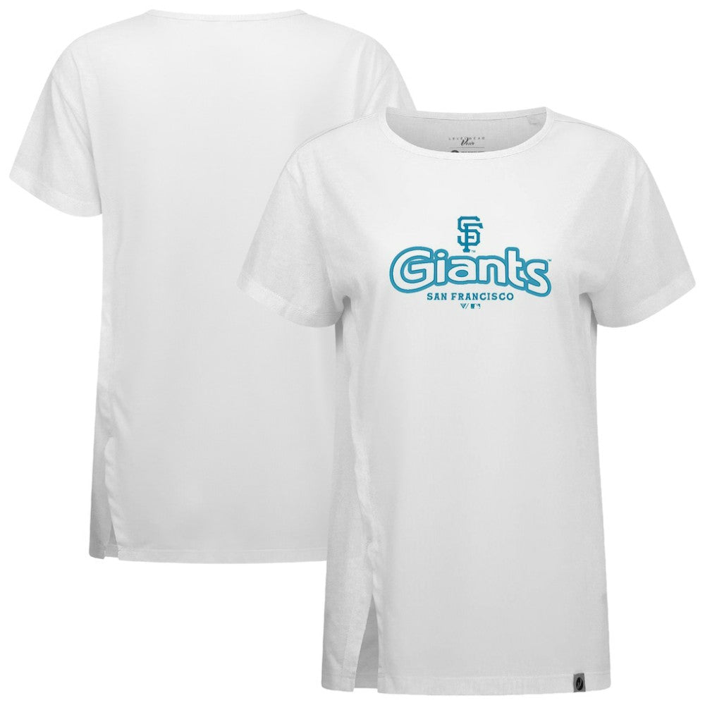 San Francisco Giants Levelwear Women's Blue Haven Influx Cornerstone T-Shirt Online