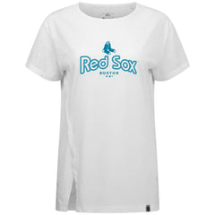 Boston Red Sox Levelwear Women's Blue Haven Influx Cornerstone T-Shirt Discount