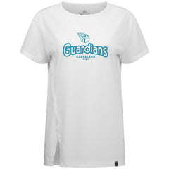 Cleveland Guardians Levelwear Women's Blue Haven Influx Cornerstone T-Shirt Outlet