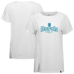 Kansas City Royals Levelwear Women's Blue Haven Influx Cornerstone T-Shirt for sale