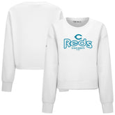 Cincinnati Reds Levelwear Women's Judd Cornerstone Cropped Sweatshirt for sale