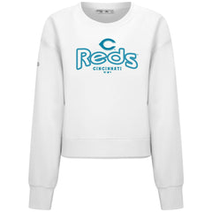Cincinnati Reds Levelwear Women's Judd Cornerstone Cropped Sweatshirt for sale