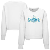 St. Louis Cardinals Levelwear Women's Judd Cornerstone Cropped Sweatshirt Discount