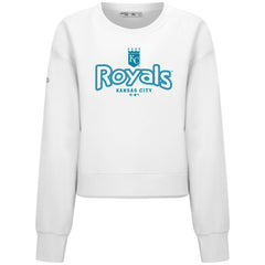 Kansas City Royals Levelwear Women's Judd Cornerstone Cropped Sweatshirt for sale