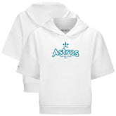 Houston Astros Levelwear Women's Amber Short Sleeve Cornerstone Hoodie for sale
