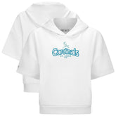 St. Louis Cardinals Levelwear Women's Amber Short Sleeve Cornerstone Hoodie Near Me