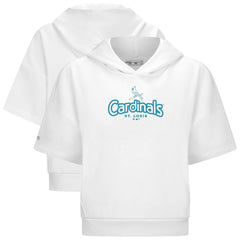 St. Louis Cardinals Levelwear Women's Amber Short Sleeve Cornerstone Hoodie Near Me