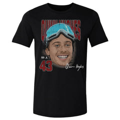 Quinn Hughes US Men's Hockey 500 Level Goggles T-Shirt - Black | NHL Clearance