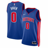 Nike Jalen Duren Detroit Pistons Unisex Swingman Jersey Icon Editi- Blue