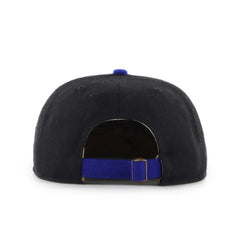 New York Islanders '47 Aldrich 2-Tone Captain Adjustable Hat - Black/Royal | 47 brand Lifestyle