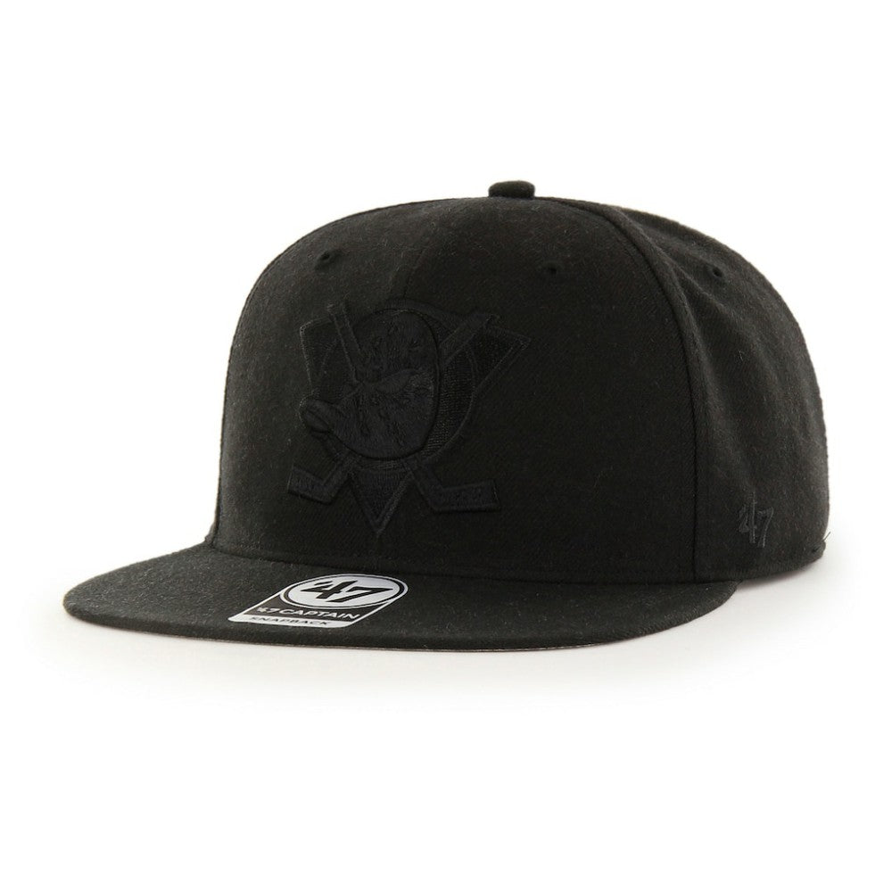 Anaheim Ducks '47 No Shot Captain Snapback Hat - Black | 47 brand discount
