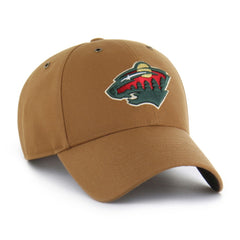Minnesota Wild Carhartt x '47 MVP Structured Adjustable Hat - Tan | 47 brand on sale