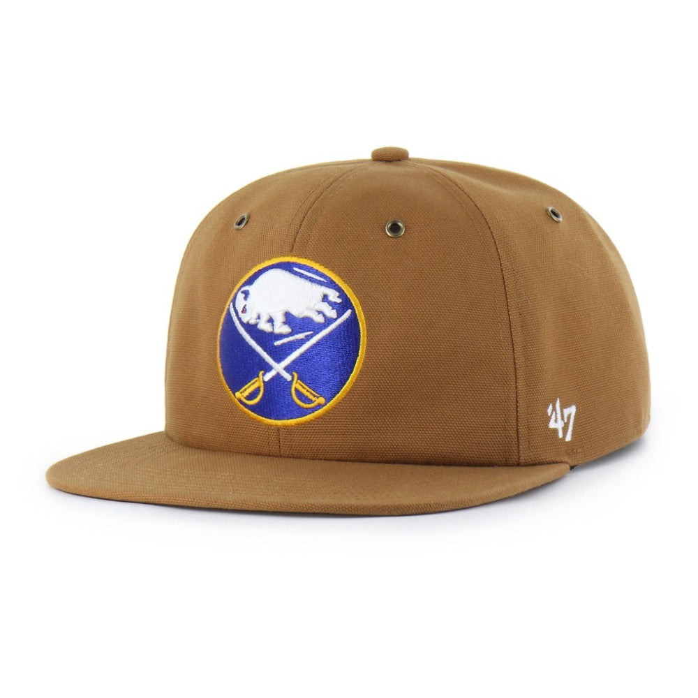 Buffalo Sabres Carhartt x '47 Captain Snapback Hat - Tan | 47 brand near me