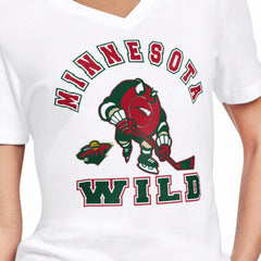 Minnesota Wild Starter Women's Tough Puck T-Shirt - White | NHL discount