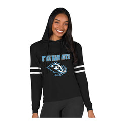 Utah Mammoth Concepts Sport Women's Marathon Long-Sleeve Hooded T-Shirt - Black | NHL sale