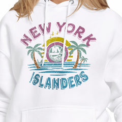 New York Islanders Starter Women's Tonal Beach Hoodie - White | NHL discount
