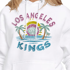 Los Angeles Kings Starter Women's Tonal Beach Hoodie - White | NHL sale