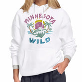 Minnesota Wild Starter Women's Tonal Beach Hoodie - White | NHL near me