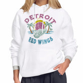Detroit Red Wings Starter Women's Tonal Beach Hoodie - White | NHL sale