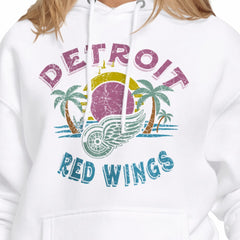 Detroit Red Wings Starter Women's Tonal Beach Hoodie - White | NHL sale