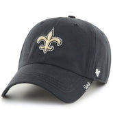 New Orleans Saints '47 Women's Miata Clean Up Adjustable Hat - Black - 47 brand