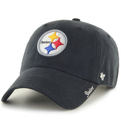 Pittsburgh Steelers '47 Women's Miata Clean Up Adjustable Hat - Black - 47 brand