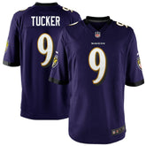 Justin Tucker Baltimore Ravens Youth Game Jersey - Purple - Nike