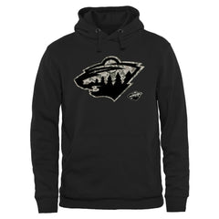 Minnesota Wild Rink Warrior Pullover Hoodie - Black | NHL Clearance