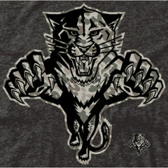 Men's Florida Panthers Black Rink Warrior Tri-Blend T-Shirt | NHL Lifestyle