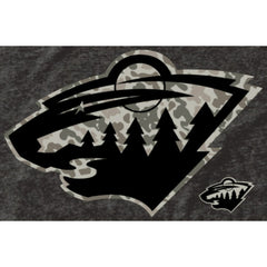 Men's Minnesota Wild Black Rink Warrior Tri-Blend T-Shirt | NHL sale