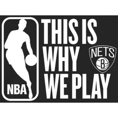 Brooklyn Nets This Is Why We Play Pullover Hoodie Black