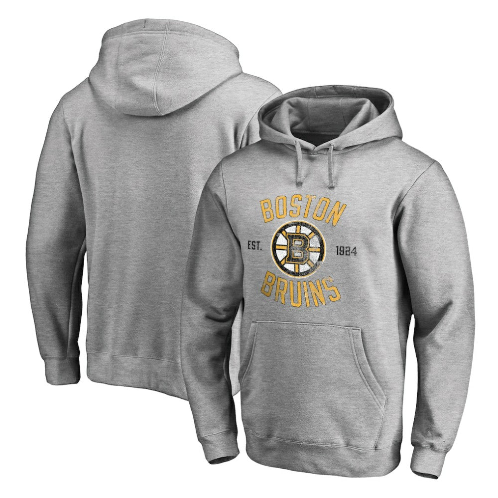 Boston Bruins Heritage Pullover Hoodie - Ash | NHL sale
