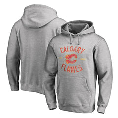 Calgary Flames Heritage Pullover Hoodie - Ash | NHL near me