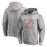 New Jersey Devils Heritage Pullover Hoodie - Ash | NHL near me
