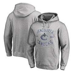 Vancouver Canucks Heritage Pullover Hoodie - Ash | NHL on sale