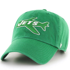 New York Jets '47 Historic Clean Up Adjustable Hat - Kelly Green - 47 brand
