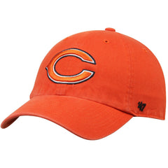 Chicago Bears '47 Clean Up Adjustable Hat - Orange - 47 brand