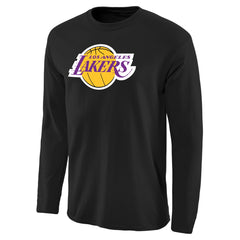 Los Angeles Lakers Primary Logo II Long Sleeve T-Shirt Black
