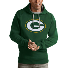 Green Bay Packers Antigua Victory Pullover Hoodie - Green - NFL