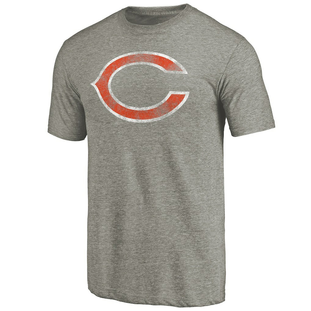 Chicago Bears Distressed Team T-Shirt - Ash - NFL